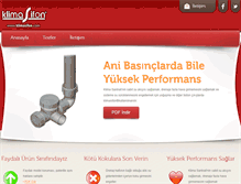 Tablet Screenshot of klimasifon.com